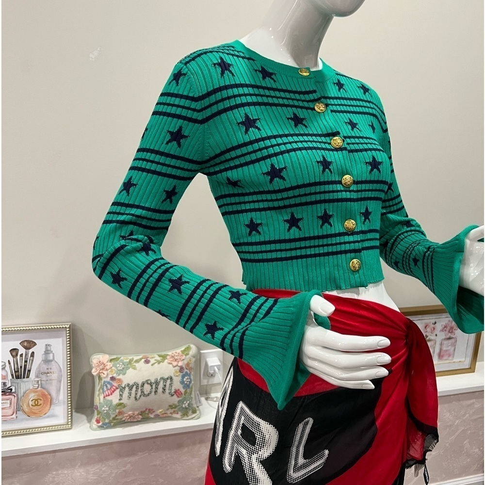 ALU et LILI  Paris gorgeous Haute Couture y2k  sweater